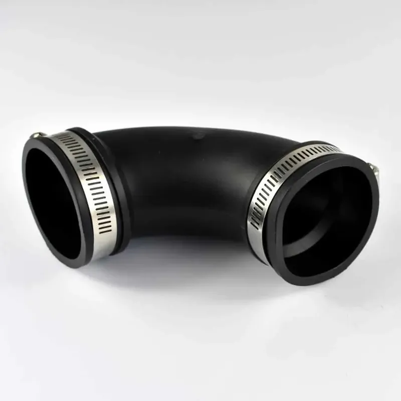 Flexible Rohrverbinder, Bogen 50mm, Schlauchverbinder flexibel Begrenztes Angebot